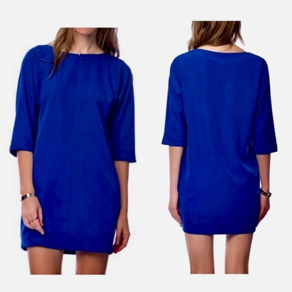 Old Navy royal blue shift dress size XS